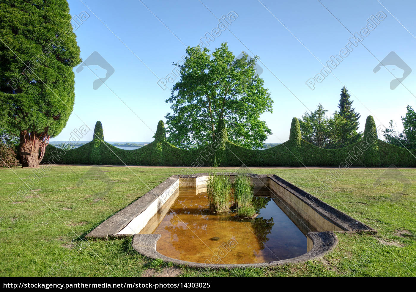 Romischer Garten Hamburg Blankenese Stockfoto 14303025