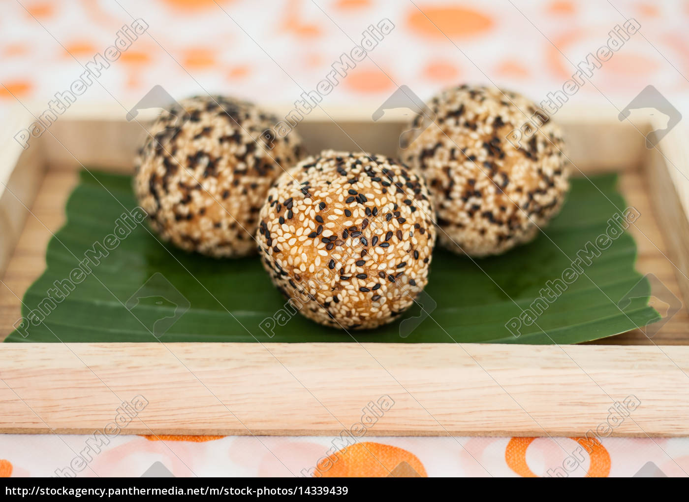 Thailand Dessert Sesamkugeln - Stockfoto #14339439 | Bildagentur ...