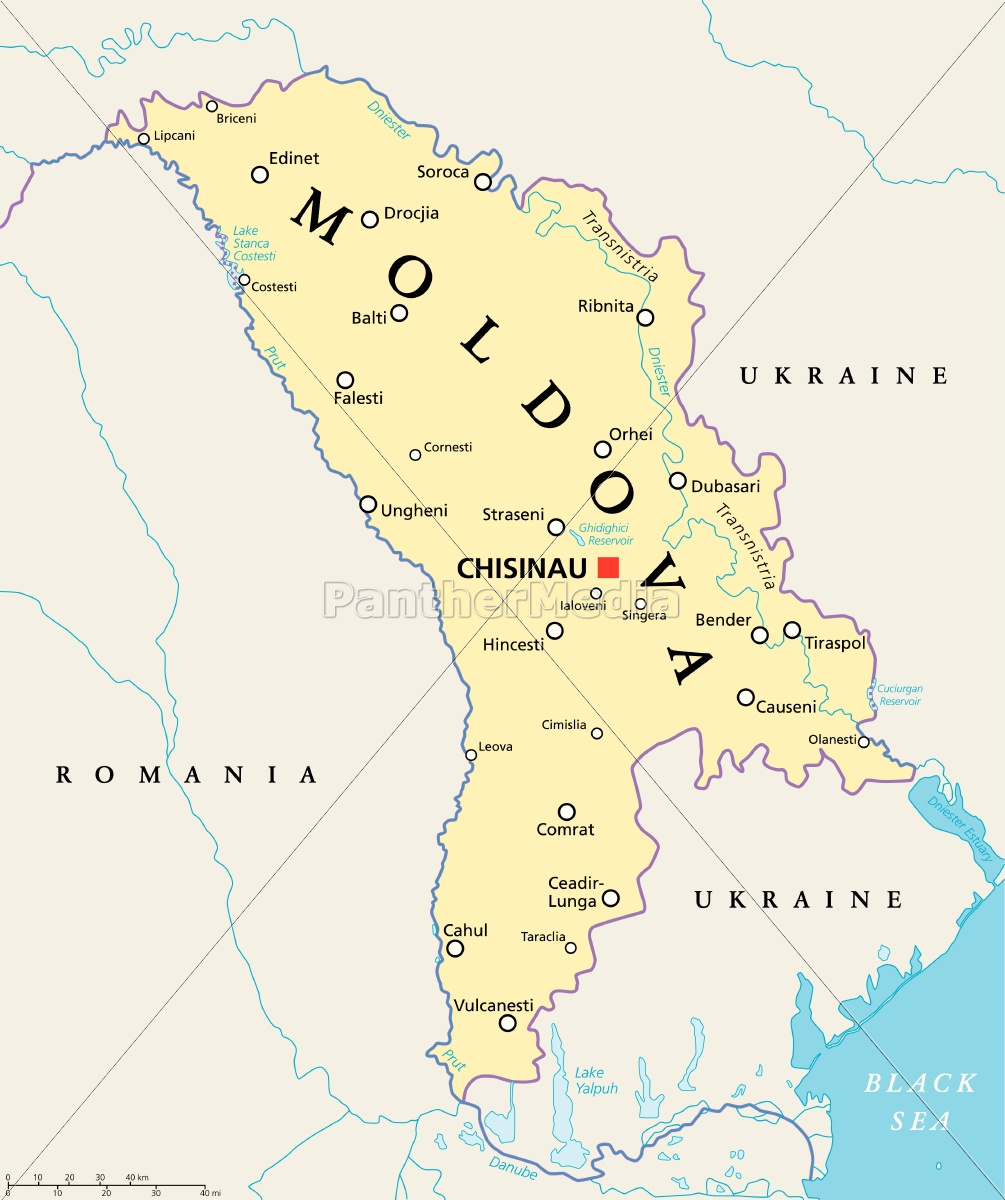 moldawien politische karte - Stockfoto - #14923071 | Bildagentur