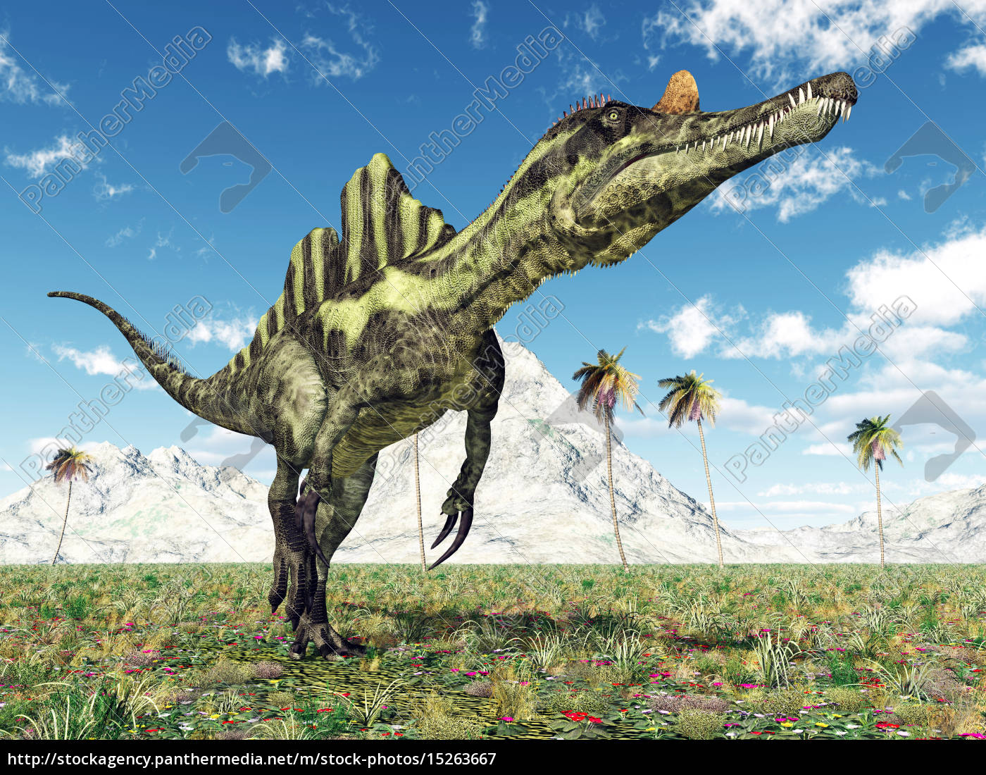 Dinosaurier Ichthyovenator - Stockfoto - #15263667 - Bildagentur