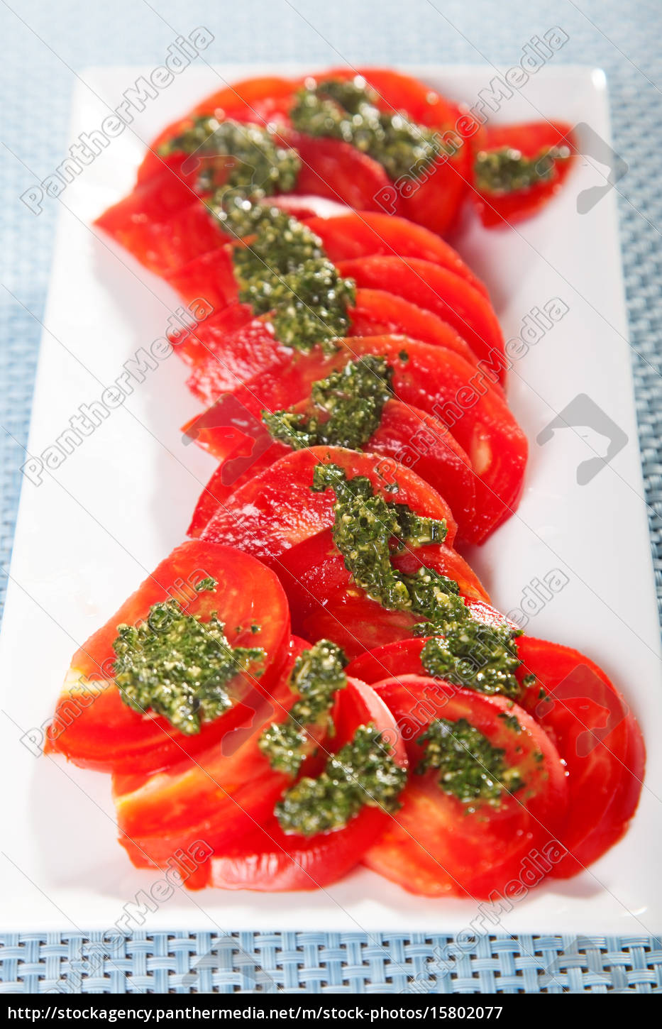 tomaten mit pesto - Stockfoto - #15802077 | Bildagentur PantherMedia