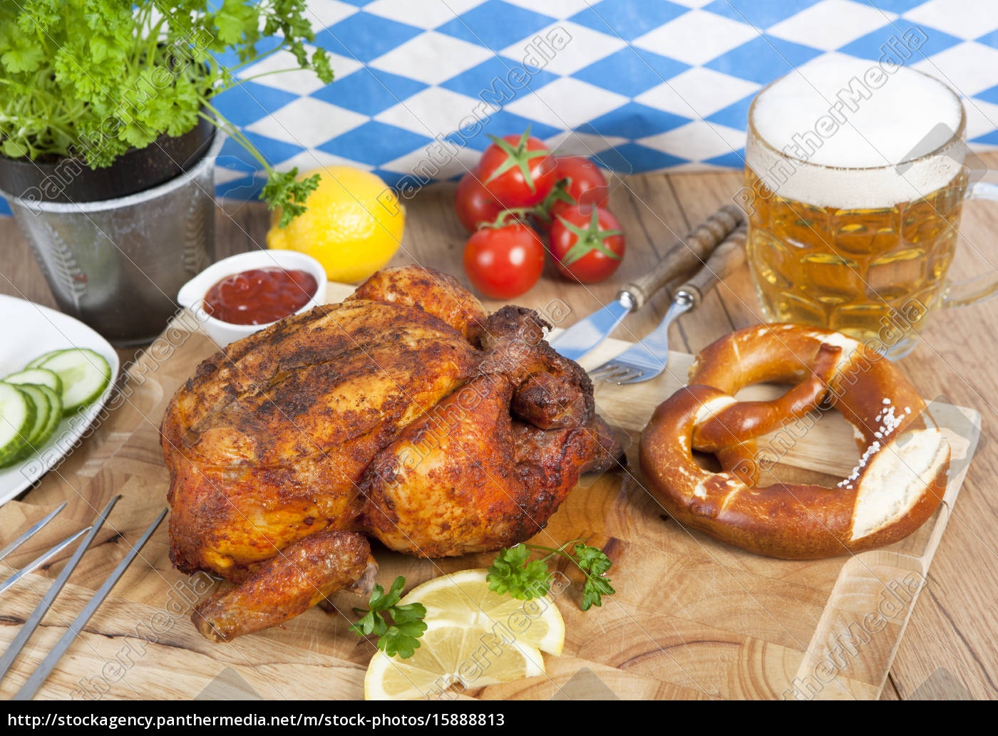 Hähnchen mit Bier - Stockfoto - #15888813 - Bildagentur PantherMedia