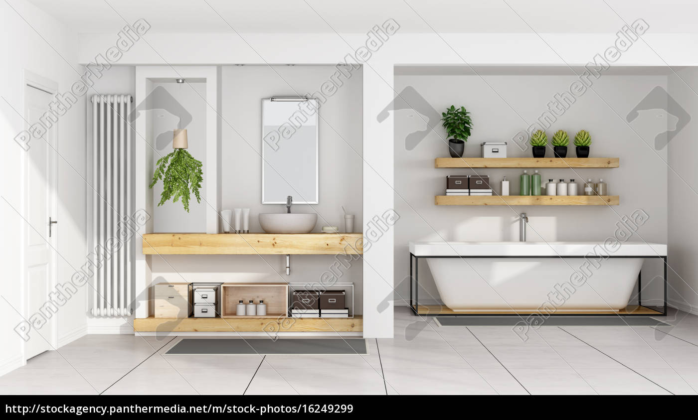 Stockfoto 16249299  modernes weies badezimmer