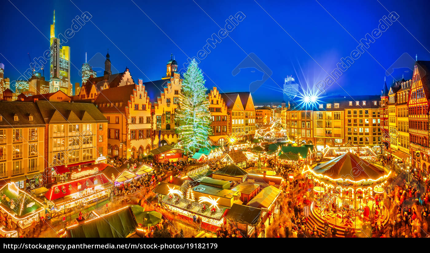 weihnachtsmarkt in frankfurt Lizenzfreies Bild 19182179