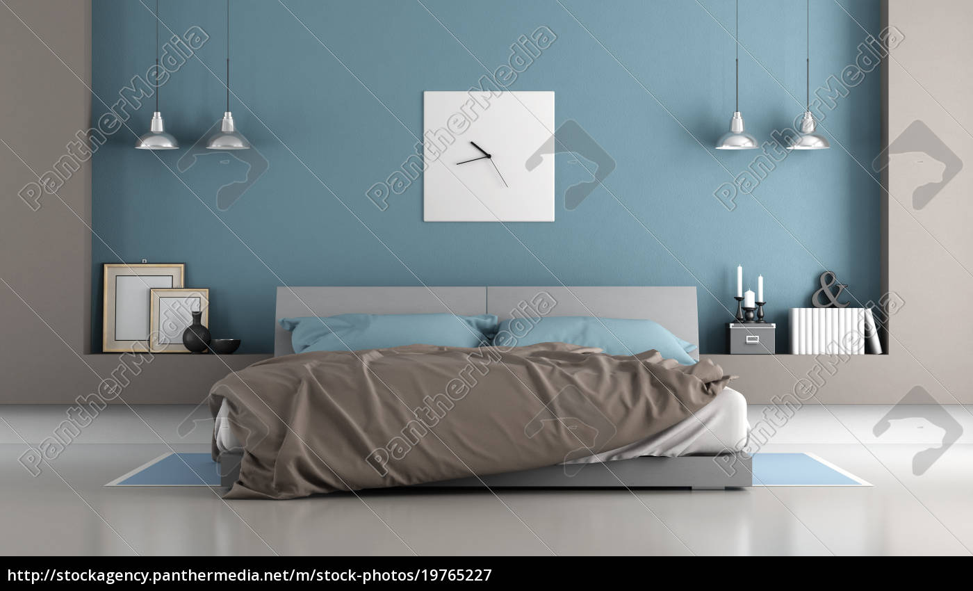 stockfoto 19765227 - blau und braun modernes