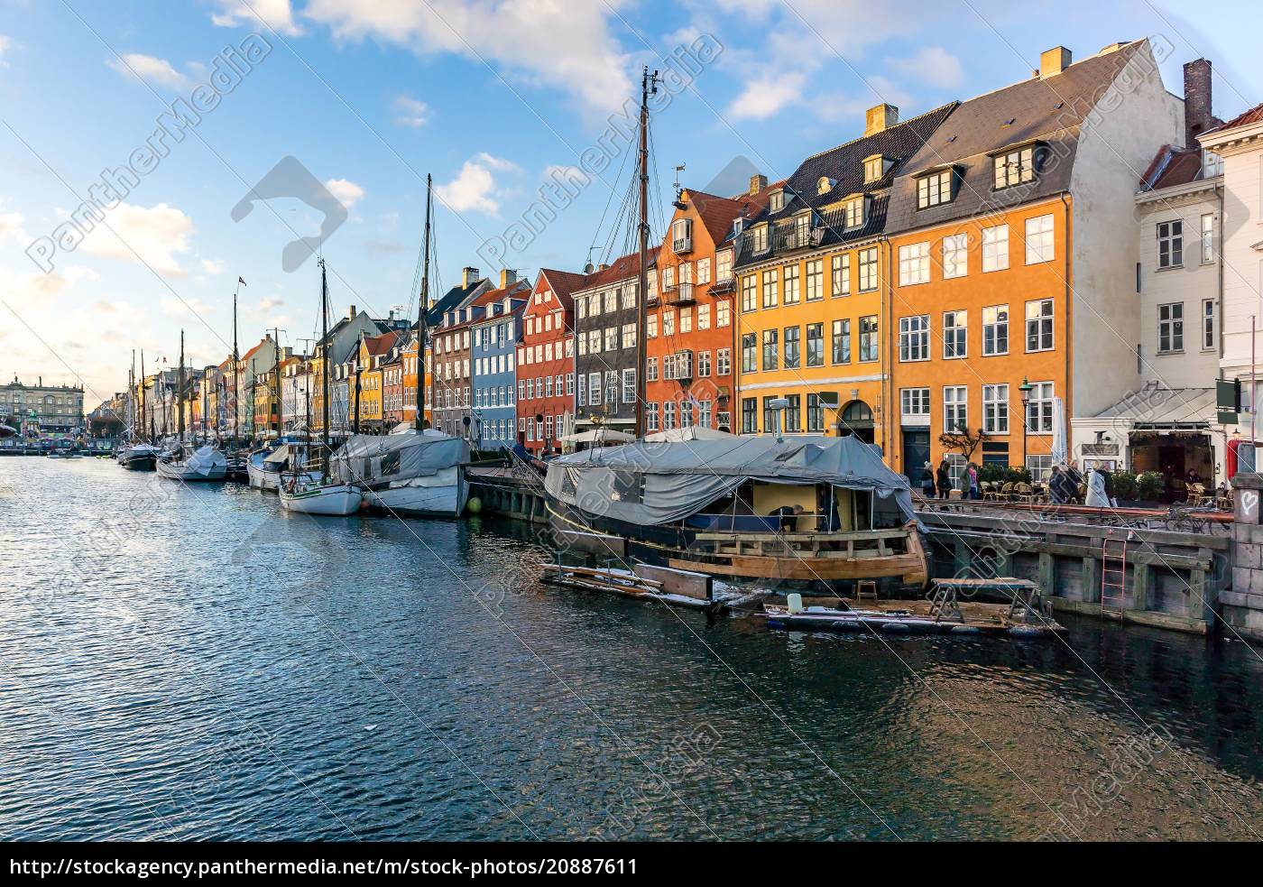 Kopenhagen Nyhavn Danemark Stockfoto 7611 Bildagentur Panthermedia