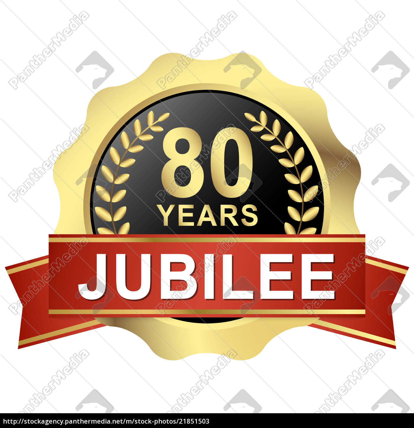 button-80-years-jubilee-lizenzfreies-bild-21851503-bildagentur