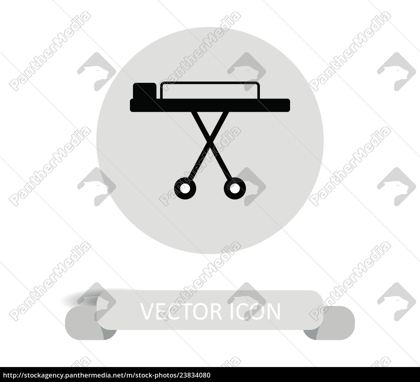 Krankenhausbett-Symbol - Lizenzfreies Foto - #23834080 | Bildagentur ...