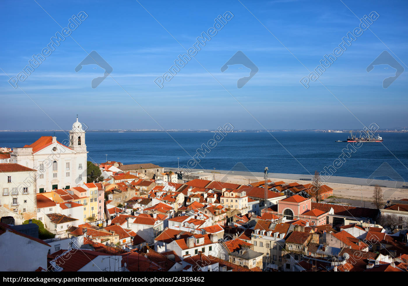 Stadt Lissabon In Portugal Stock Photo Bildagentur Panthermedia