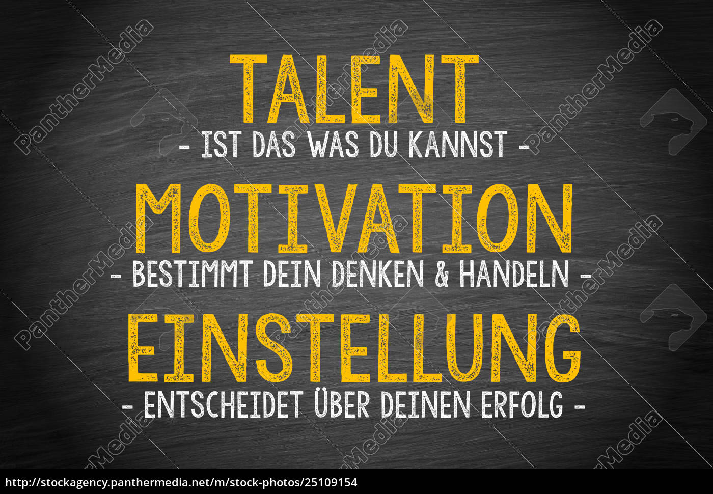 Talent Motivation Einstellung Erfolg Stockfoto Bildagentur Panthermedia