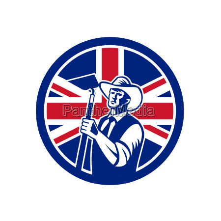 Britische Bio Landwirt Union Jack Flag Icon Lizenzfreies Foto Bildagentur Panthermedia