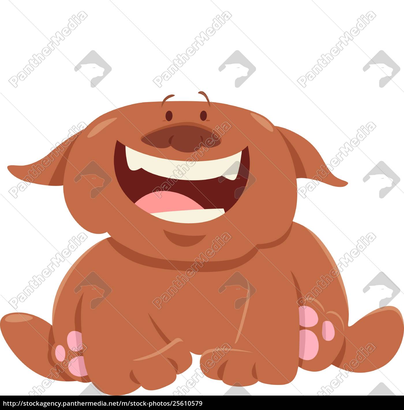 Lustige Hunde Oder Welpencartoon Charakter Lizenzfreies Bild 25610579 Bildagentur 3843