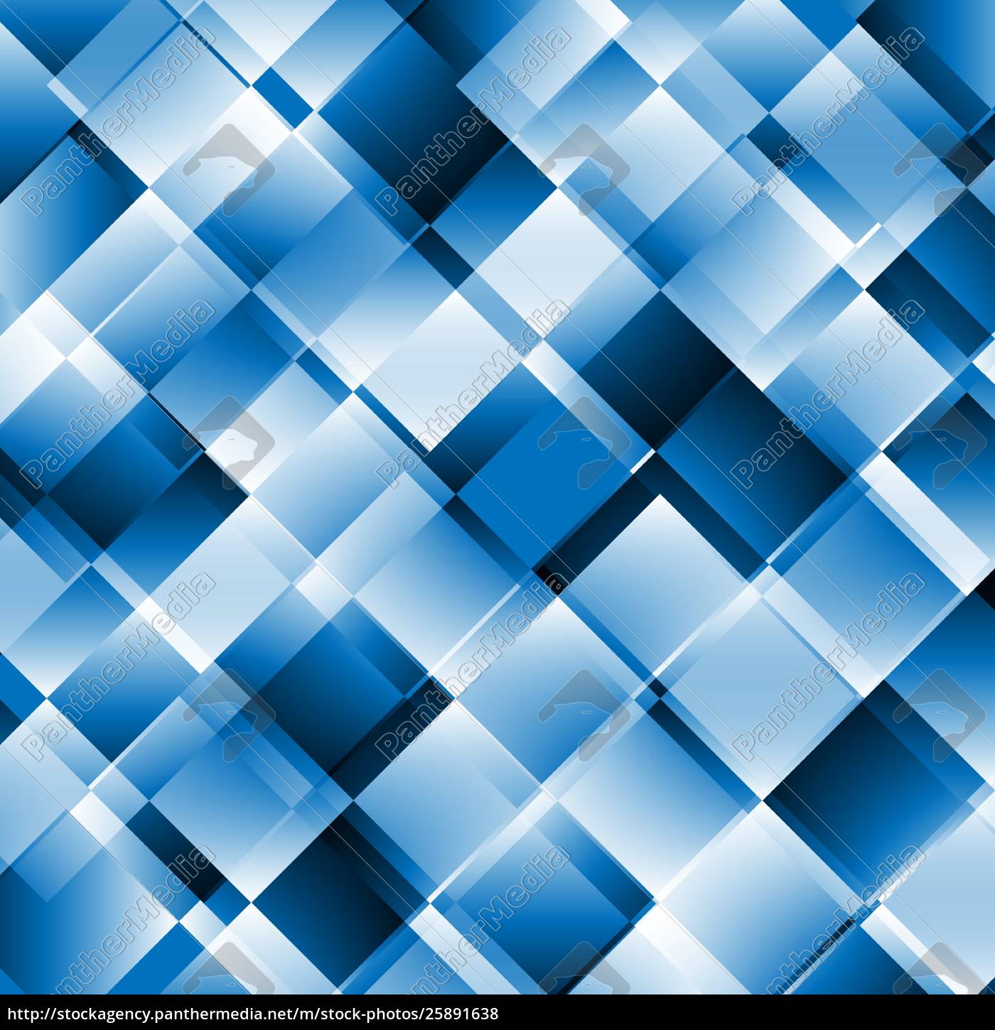 Blauer Abstrakter Hintergrund Mit Geometrischem Muster Stockfoto 25891638 Bildagentur Panthermedia