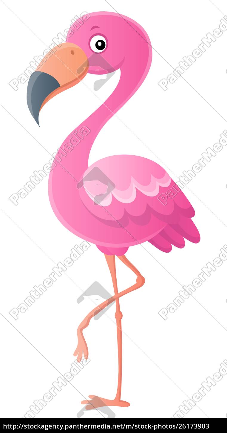 Stilisiertes Flamingo Thema Bild 1 Lizenzfreies Bild Bildagentur Panthermedia