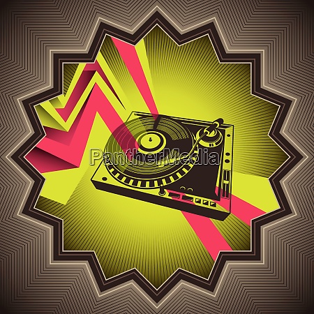 vector file, graphics, vinyl, serrated, record player