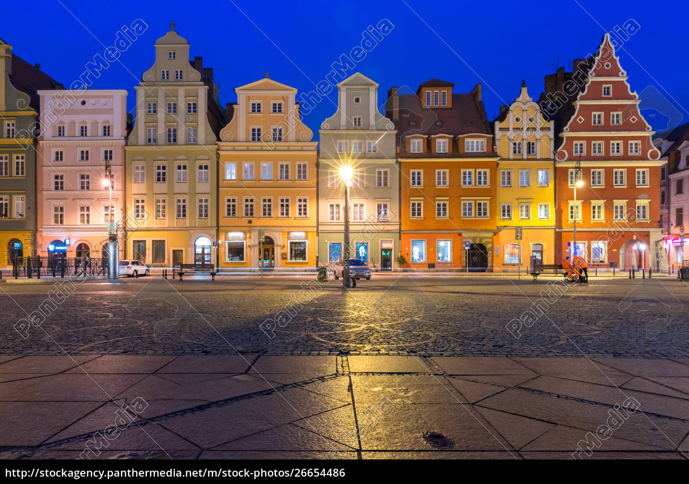 Marktplatz In Breslau Polen Stock Photo Bildagentur Panthermedia