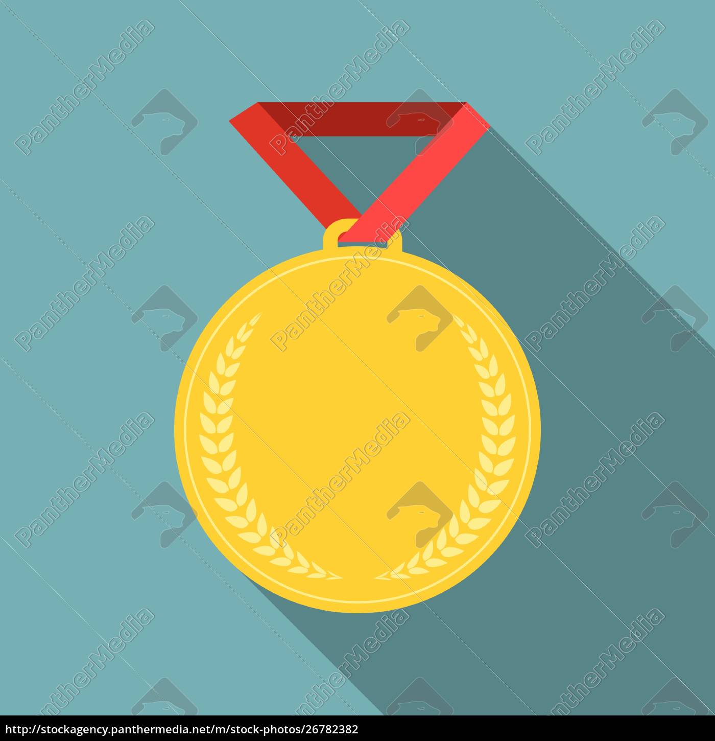 Kunst Flache Medaille Icon Vorlage Fur Web Medaille Stock Photo 2673 Bildagentur Panthermedia