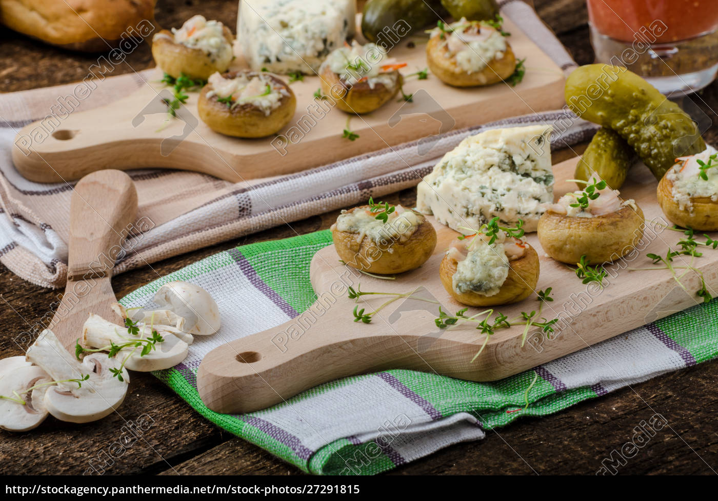 Mit Käse gefüllte Pilze - Lizenzfreies Bild - #27291815 | Bildagentur ...