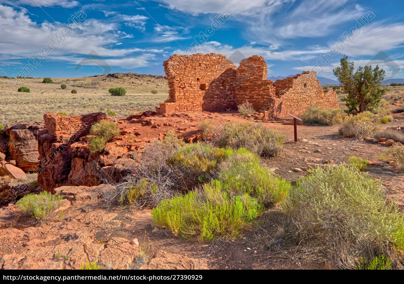 Lomaki Pueblo Ruins Wupatki National Monument Arizona - Lizenzfreies 