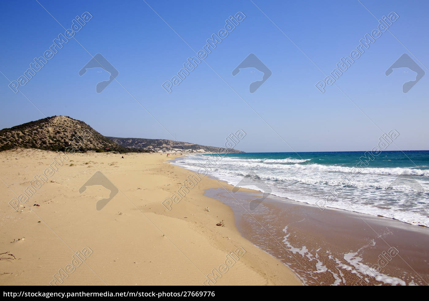 Altinkum Beach Or Golden Beach The Most Beautiful Lizenzfreies Foto Bildagentur Panthermedia