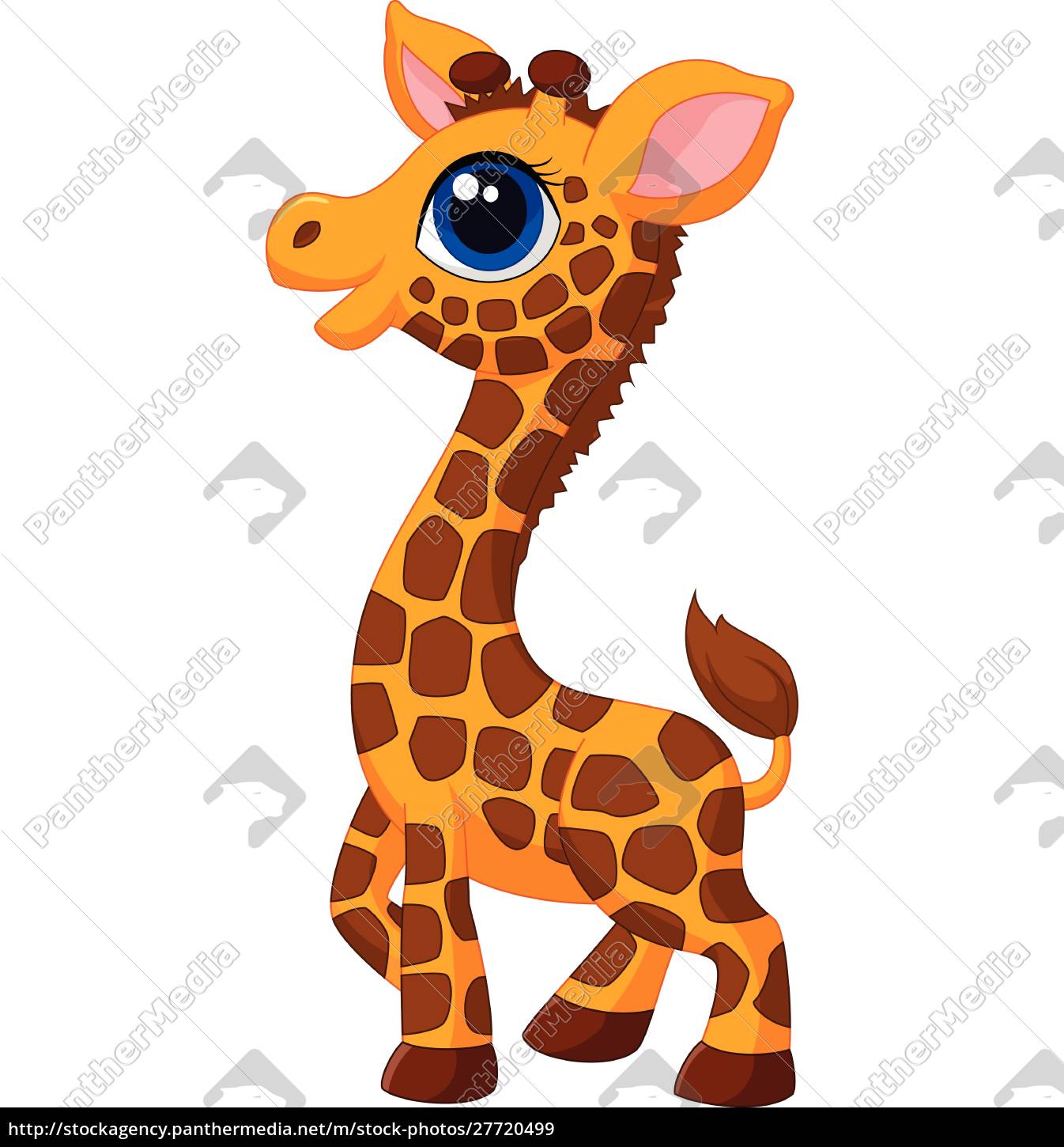 Zeichnungen von Babygiraffen