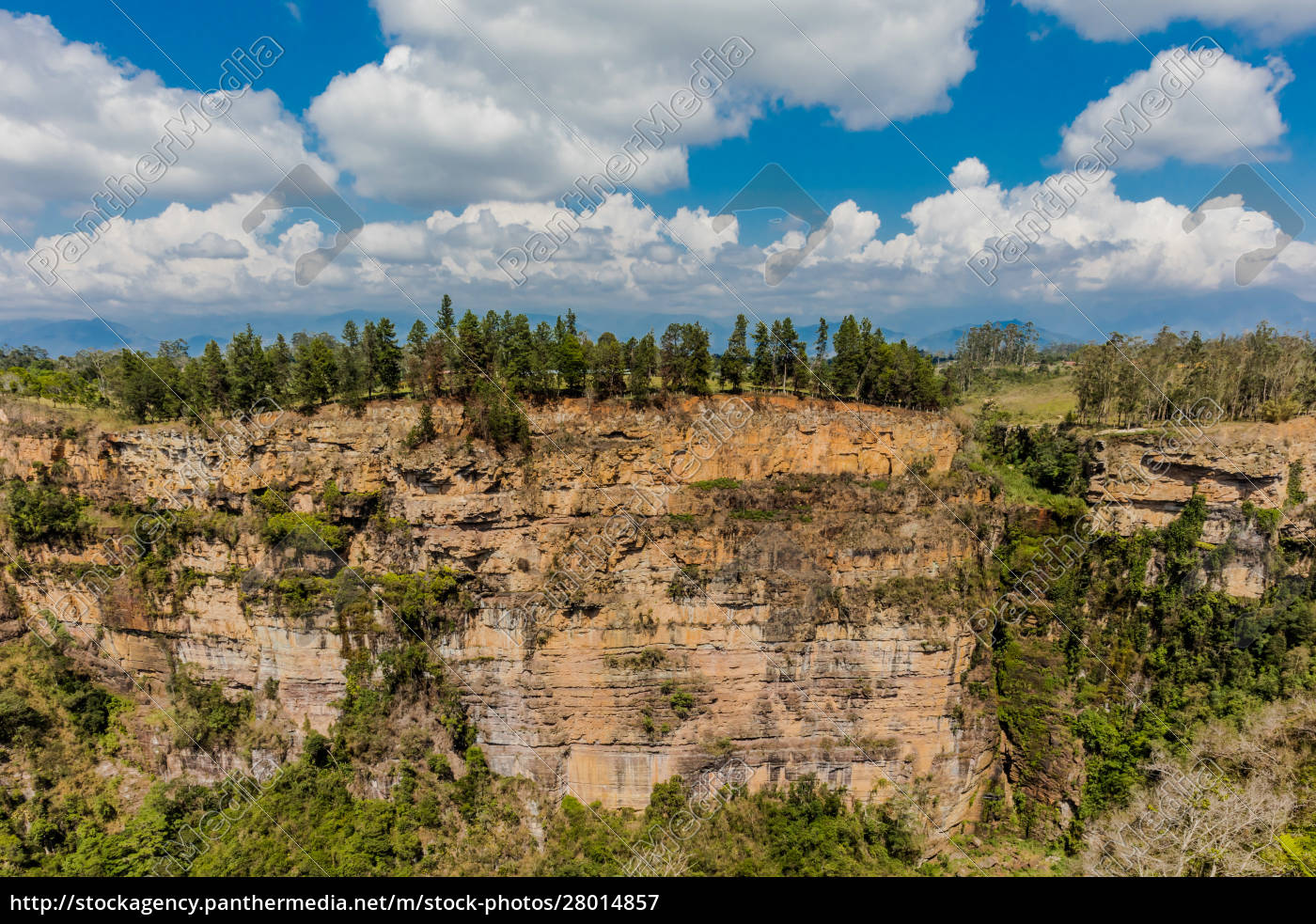 Chicamocha Canyon Mesa de Los Santos Santander Colombia Lizenzfreies