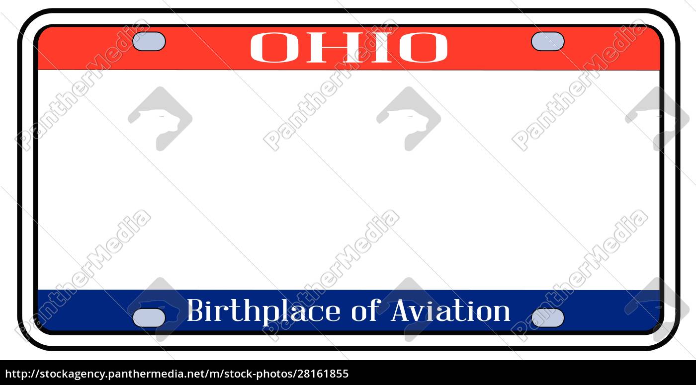 blank-ohio-license-plate-stockfoto-28161855-bildagentur-panthermedia