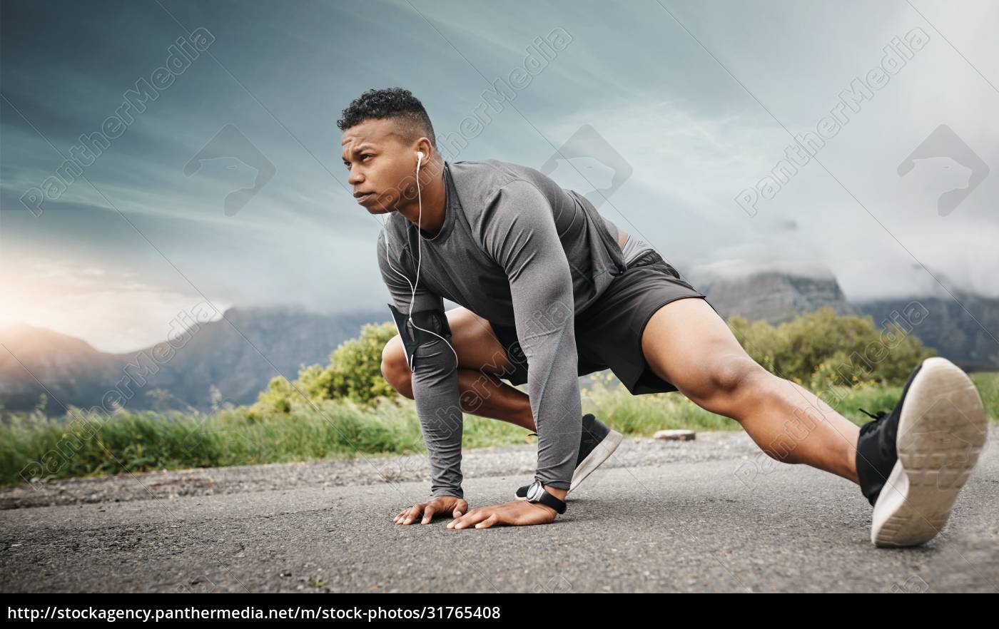 Behalten Sie diese Ziele im Auge. Ein sportlicher Lizenzfreies Foto