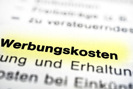 Werbungskosten - Stock Photo - #D15043694 | Bildagentur PantherMedia